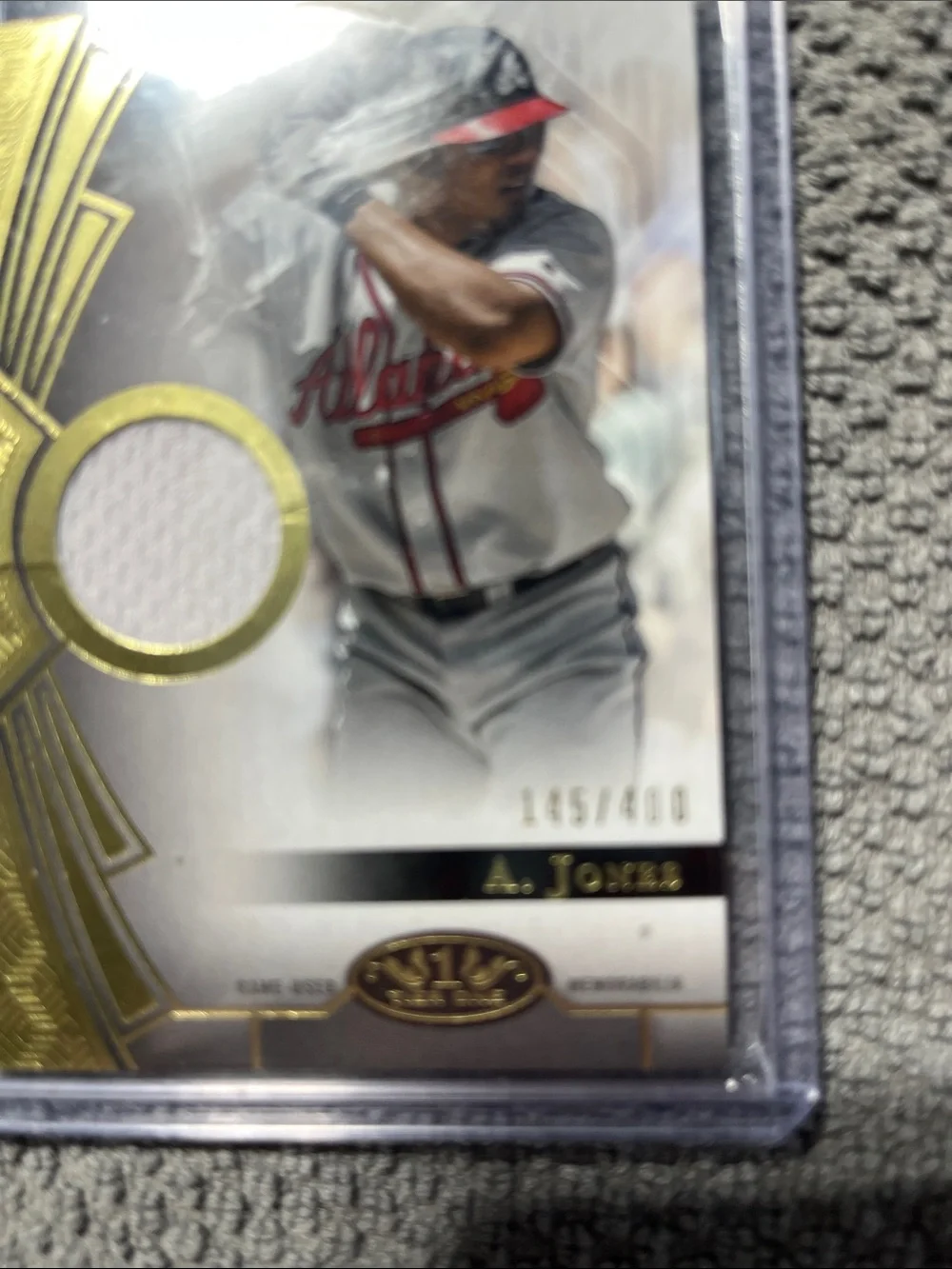2023 Tier One Andruw Jones Relic Game Used 145/400 #TIR-AJO